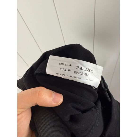 M.M. LaFleur Ankle Zipper Skinny The Curie Pants Black Size 8 - Picture 14 of 14